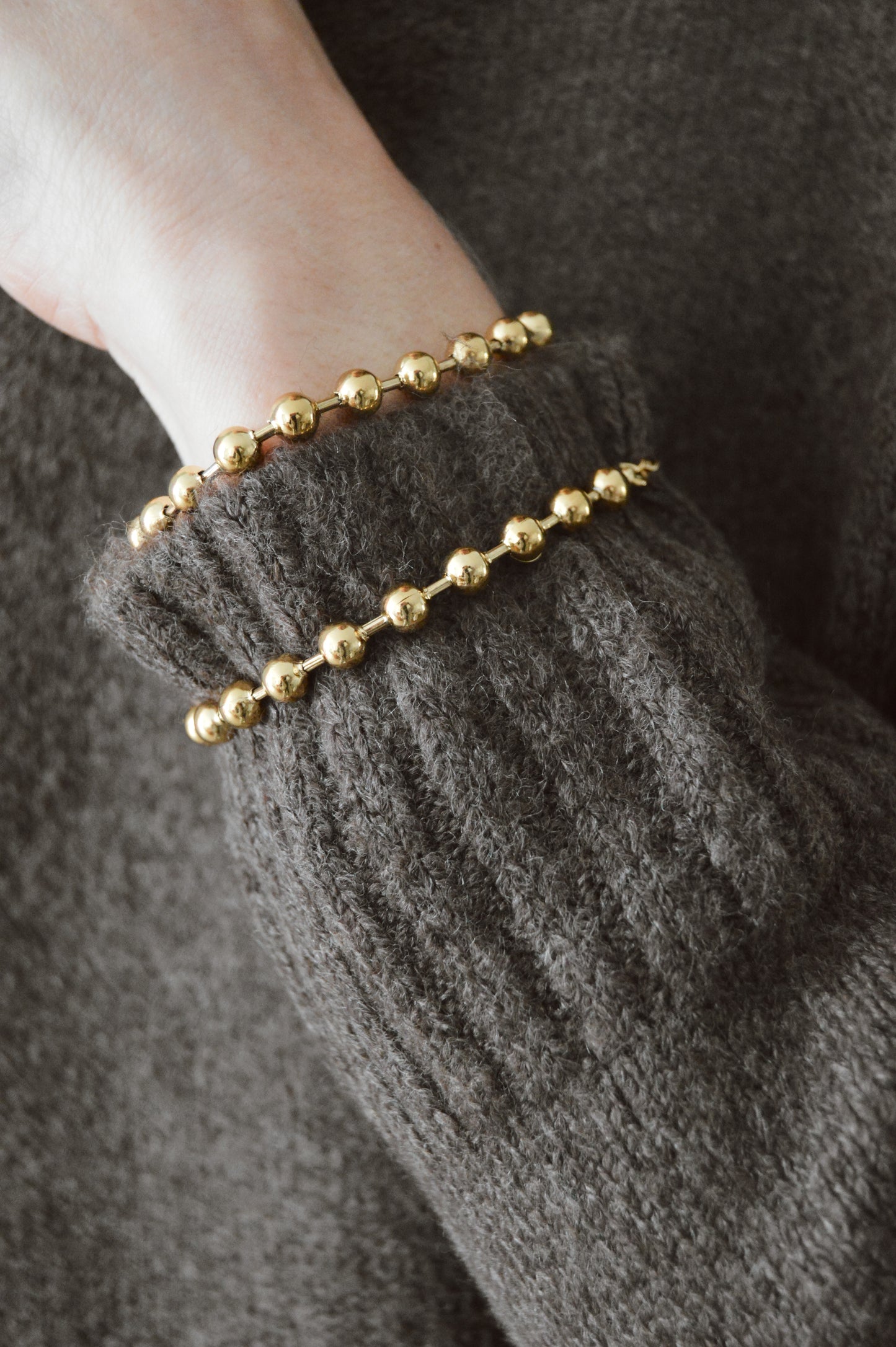 Pulsera cadena bolas