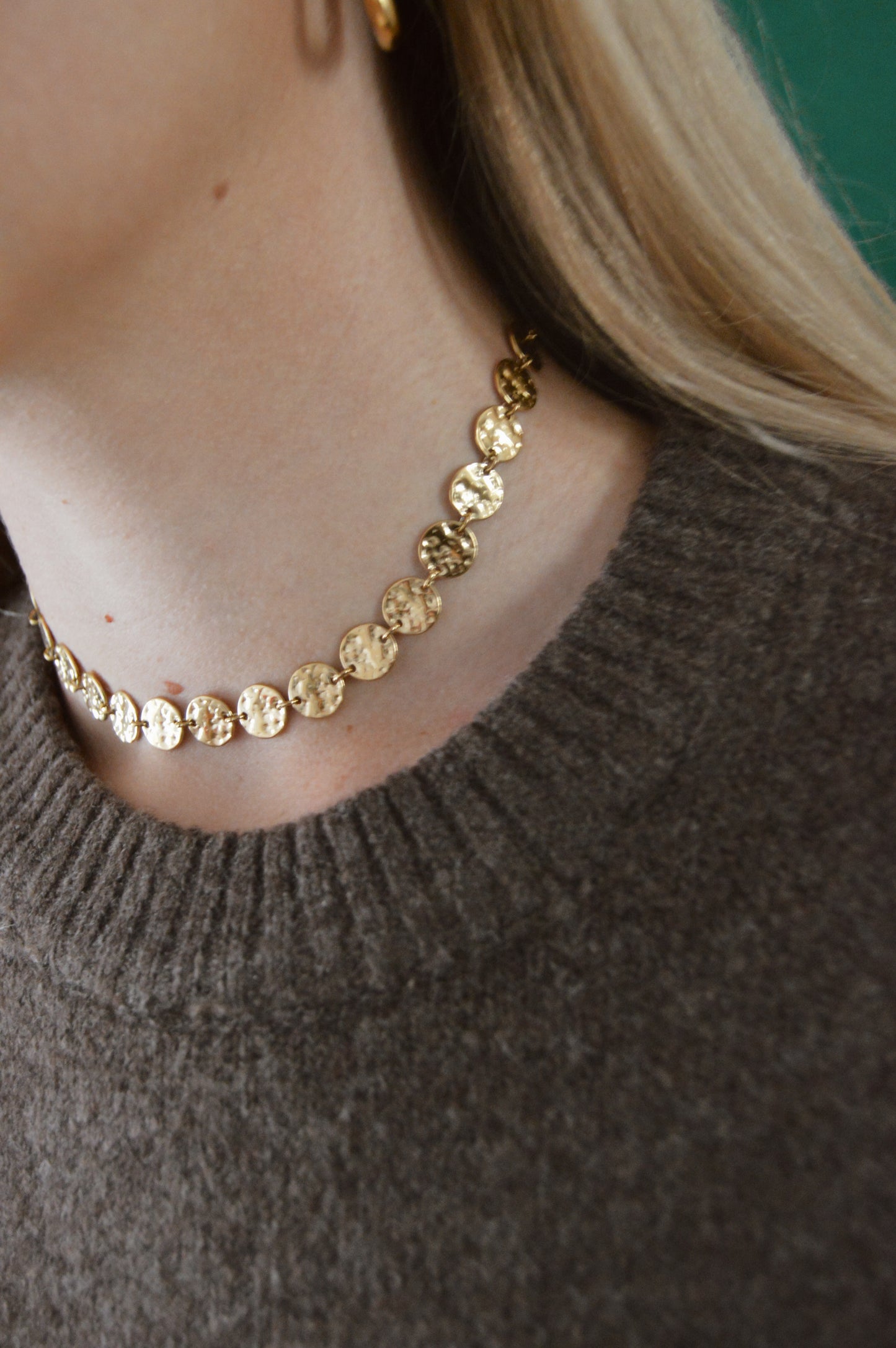 Collar gargantilla chapitas Noa