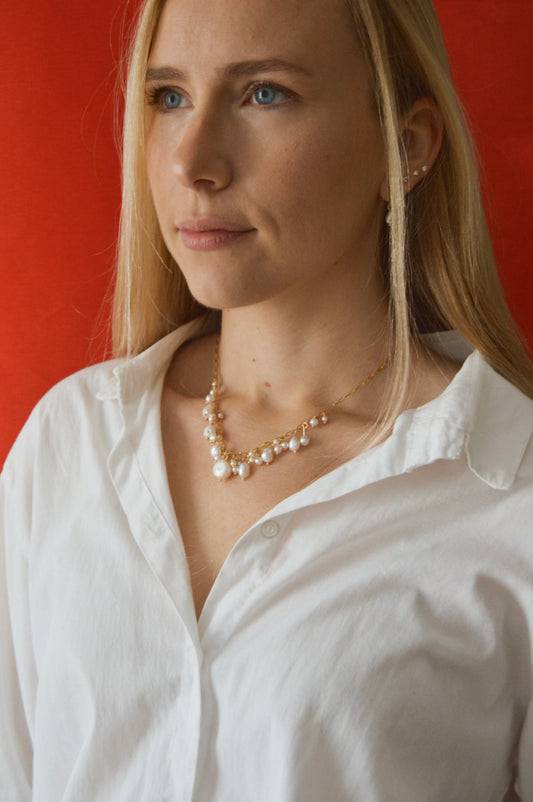 Collar perlas hailey